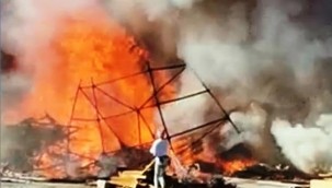 BOZBURUN DSV YATÇILIK'TA ŞÜPHELİ YAT YANGINI!..