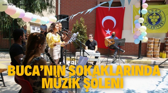 Buca'nın sokaklarında müzik şöleni