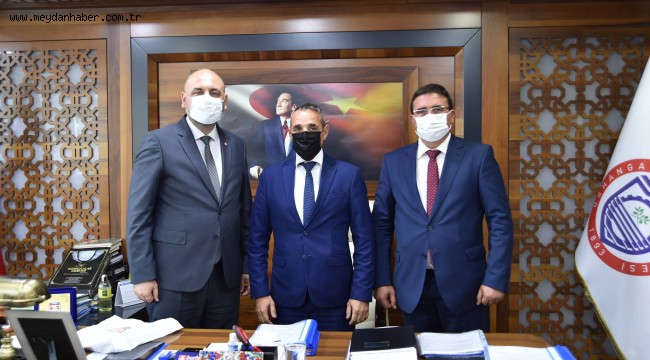 BULGARİSTAN HÖH PARTİSİ HEYETİ BAŞKAN AYDIN'I ZİYARET ETTİ