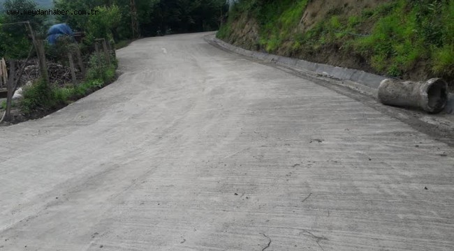 ÇAYBAŞI'NIN GRUP YOLLARINA BETON KONFORU