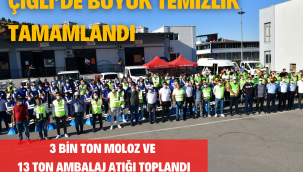 Çiğli'de Büyük Temizlik Tamamlandı: 3 Bin Ton Moloz ve 13 Ton Ambalaj Atığı Toplandı