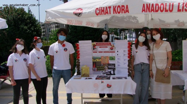 Cihat Kora Lisesi'nde TÜBİTAK Fuarı Bilim dedektifleri Fuar'da buluştu 