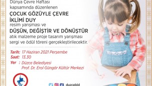 ÇOCUKLARIN ESERLERİ GÖRÜCÜYE ÇIKIYOR