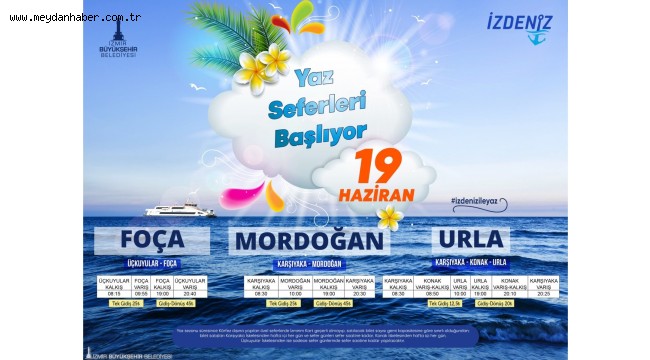 ​Denizde yaz seferleri başlıyor