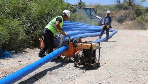 GÜNEYSÖĞÜT'ÜN İÇME SUYU ŞEBEKESİ İYİLEŞTİRİLİYOR