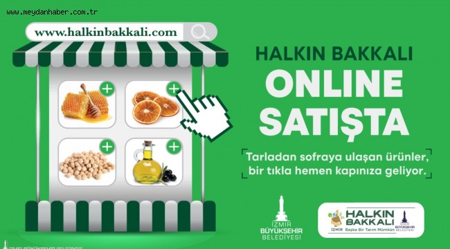 Halkın Bakkalı'nda online satış başladı