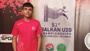 HATAYLI ATLET AVCIOĞLU U20 BALKAN ŞAMPİYONASI'NDA YARIŞTI