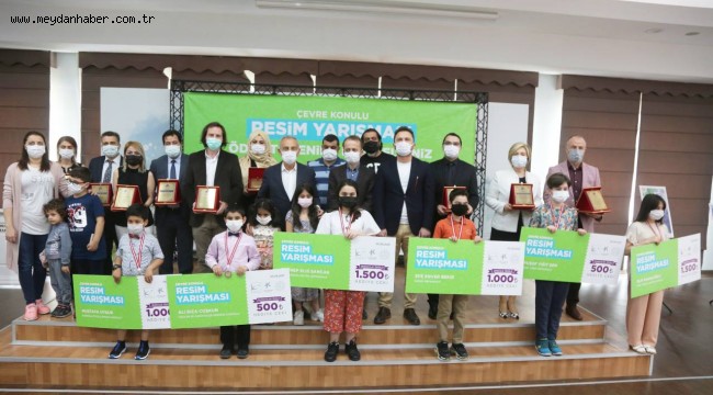 HAYALLERİNDEKİ ÇEVREYİ RESMETTİLER, ÖDÜLÜN SAHİBİ OLDULAR