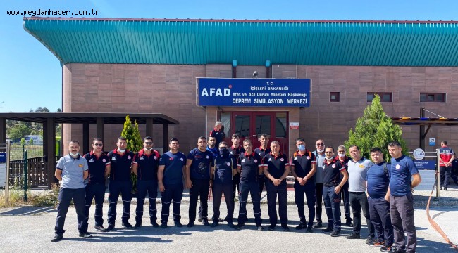 HBB İTFAİYESİ DEPREM EĞİTİMİ İÇİN ANKARA'DA