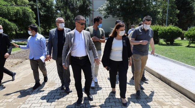 Hürriyet Yahyakaptan'da yenileme çalışmalarını inceledi