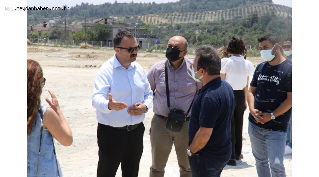 İBB YETKİLİLERİ İSTANBUL BAHÇESİ İÇİN EXPO ALANINDA