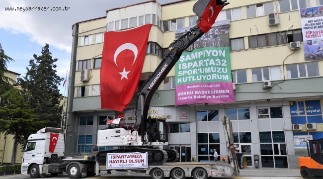 Isparta Belediyesine 2 yeni iş makinesi daha kazandırıldı