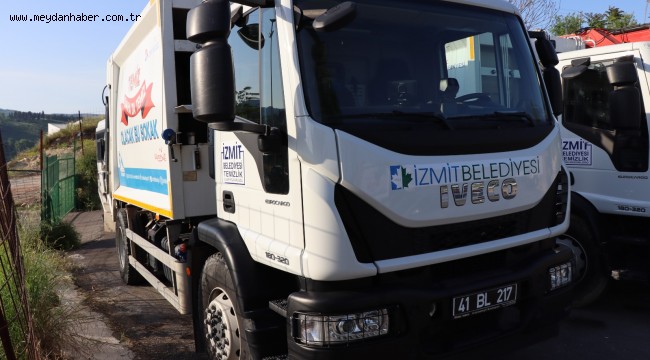 İzmit'in çöp kamyonlarından bahar kokusu yayılacak