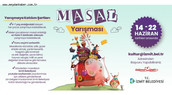 İzmitli çocuklar hayal dünyalarını masallarla anlatacak