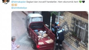 İzmitliler mini çöp toplama araçlarını çok sevdi