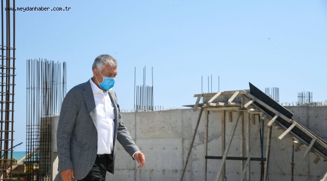 Karataş'ta altyapı ve üstyapı çalışmaları hızla devam ediyor