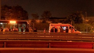 Kendisini önce metrobüse sonra ambulansa kilitledi