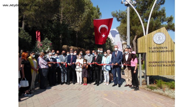 MARMARİS'TE BEŞ YILDIZLI ALKOLSÜZ HALK PLAJI AÇILDI