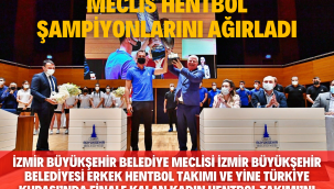 Meclis hentbol şampiyonlarını ağırladı
