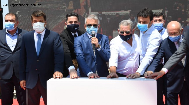 NATURALYA İBRAHİM ŞAHİN ORTAOKULU'NUN TEMELİ ATILDI