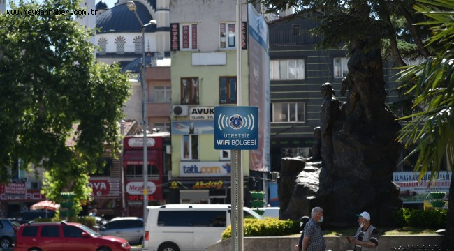 ORHANGAZİ'DE ÜCRETSİZ WİFİ HİZMETİ