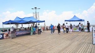 PAMUKKALELİ KURSİYERLER SEYİR TEPESİ'NDE EL EMEKLERİNİ SERGİLİYOR