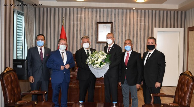 SİGORTA ACENTALARI DERNEĞİ VALİ YAZICI'YI ZİYARET ETTİ