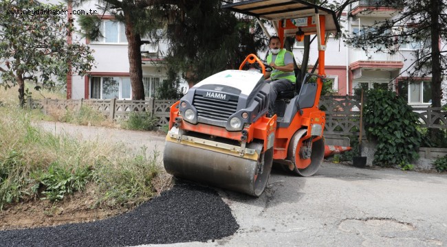 Şirintepe'nin asfaltları onarılıyor