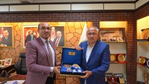 TAVŞANLI BELEDİYE BAŞKANI MUSTAFA GÜLER'DEN BAŞKAN ÇÖL'E ZİYARET