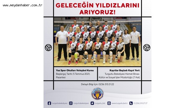 Turgutlu Belediyesi Voleybol Kursuyla Profesyonel Sporcular Yetiştiriyor
