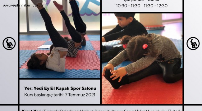 Turgutlu Belediyesinden Çocuklara Yönelik Jimnastik Kursu