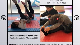Turgutlu Belediyesinden Çocuklara Yönelik Jimnastik Kursu