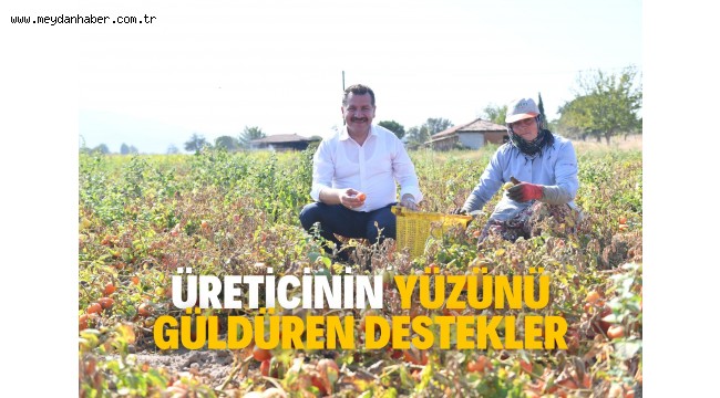 Üreticinin yüzünü güldüren destekler