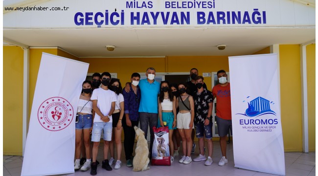 VETERİNER FAKÜLTESİ ÖĞRENCİLERİ HAYVAN BARINAĞINI ZİYARET ETTİ