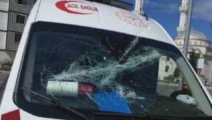 112 Acil Servis ekibine çirkin saldırı