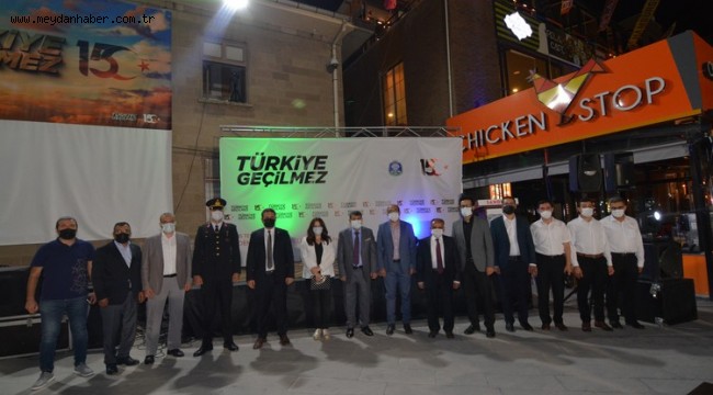 15 TEMMUZ DEMOKRASİ VE BİRLİK GÜNÜ TÖRENLE KUTLANDI