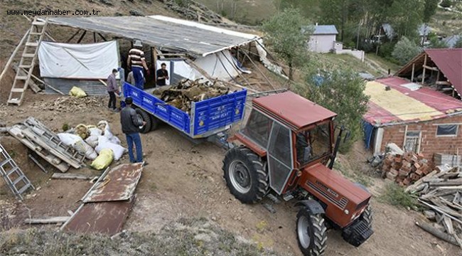 Aç kalan kurtlar ağıldaki koyunlara saldırdı: 103 hayvan telef oldu