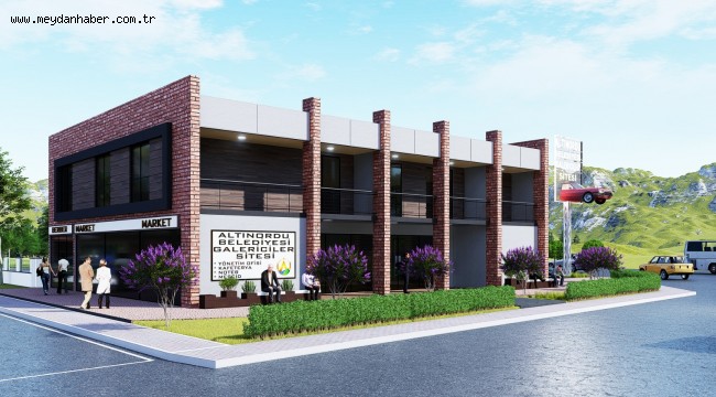 ALTINORDU BELEDİYESİ OTO GALERİCİLER SİTESİ HIZLA YÜKSELİYOR
