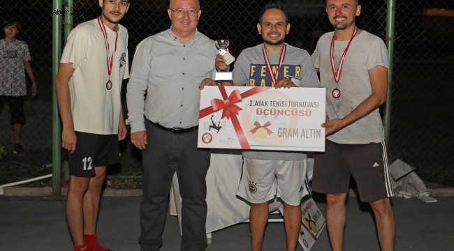 Ayak Tenisi Turnuvası'nda Ödüller Sahiplerini Buldu