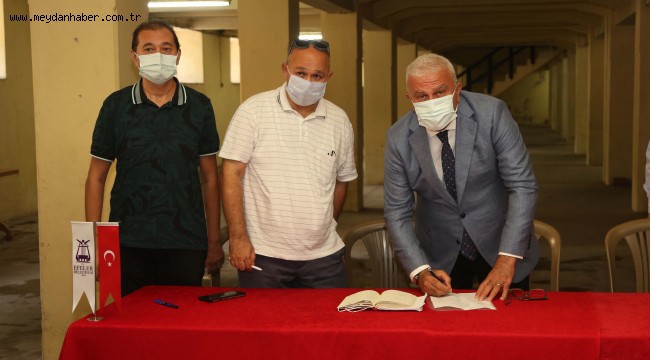 BAŞKAN ATAY 90 YILLIK TARİHİ BİNAYI EFELER HALKINA ARMAĞAN ETTİ