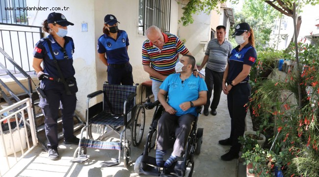 BAŞKAN ATAY'DAN YÜRÜME ENGELLİ AKTAŞ'A AKÜLÜ ARAÇ
