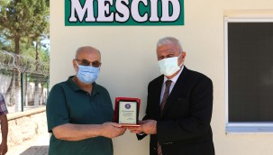 BAŞKAN ATAY KEMER MEZARLIĞI'NA MESCİT KAZANDIRDI