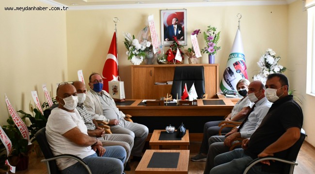 BAŞKAN ELÇİN'den MEHMET ÖNGÜNER'E HAYIRLI OLSUN ZİYARETİ