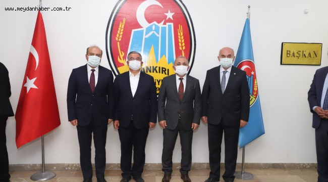 Başkan Esen, Bakan Yardımcısı Fatih Metin ve Beraberindeki Heyeti Ağırladı