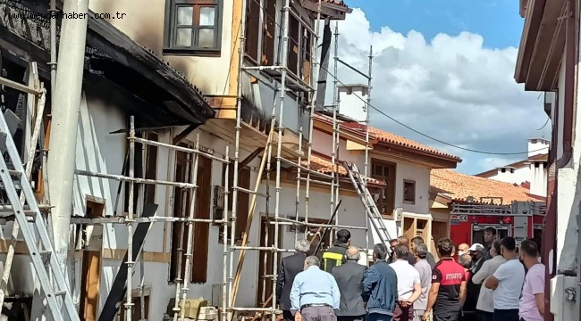 Başkan Esen'den Yangın Yerinde İnceleme