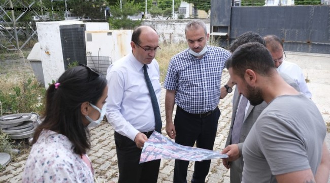 BAŞKAN MUSTAFA ÇÖL ESKİ CEZAEVİNDE İNCELEMELERDE BULUNDU