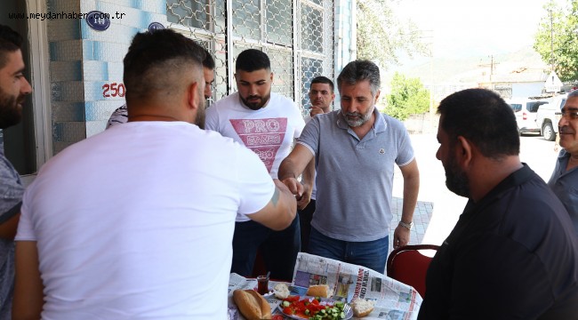 BAŞKAN SANDAL, BAYRAKLI'YI KARIŞ KARIŞ GEZİYOR