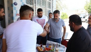 BAŞKAN SANDAL, BAYRAKLI'YI KARIŞ KARIŞ GEZİYOR