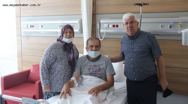 Başkan Yüksel'den Hastalara Moral Ziyareti