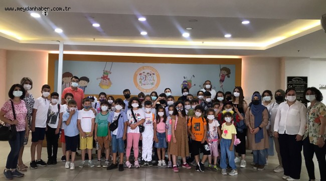 BELEDİYEDEN 'TELAFİDE BEN DE VARIM' PROJESİNE DESTEK ÇOCUK KULÜBÜ MİNİK MİSAFİRLERİNİ AĞIRLADI